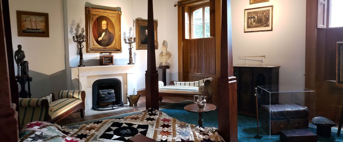 Henry Clay's bedroom in his Ashland mansion in Lexington, Kentucky