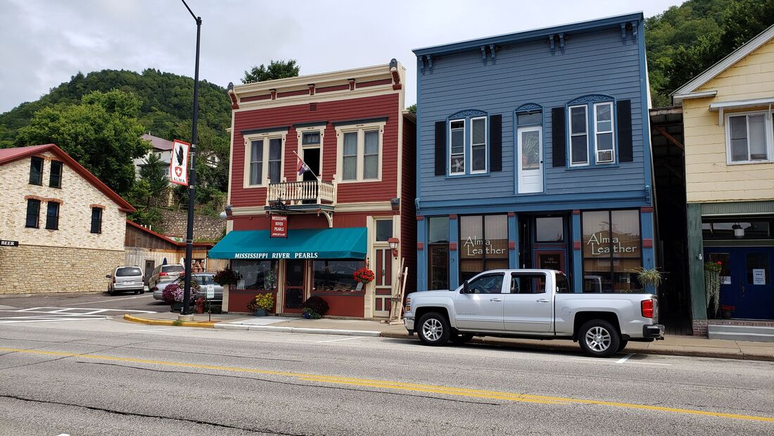 Historical buildings in Alma, Wisconsin