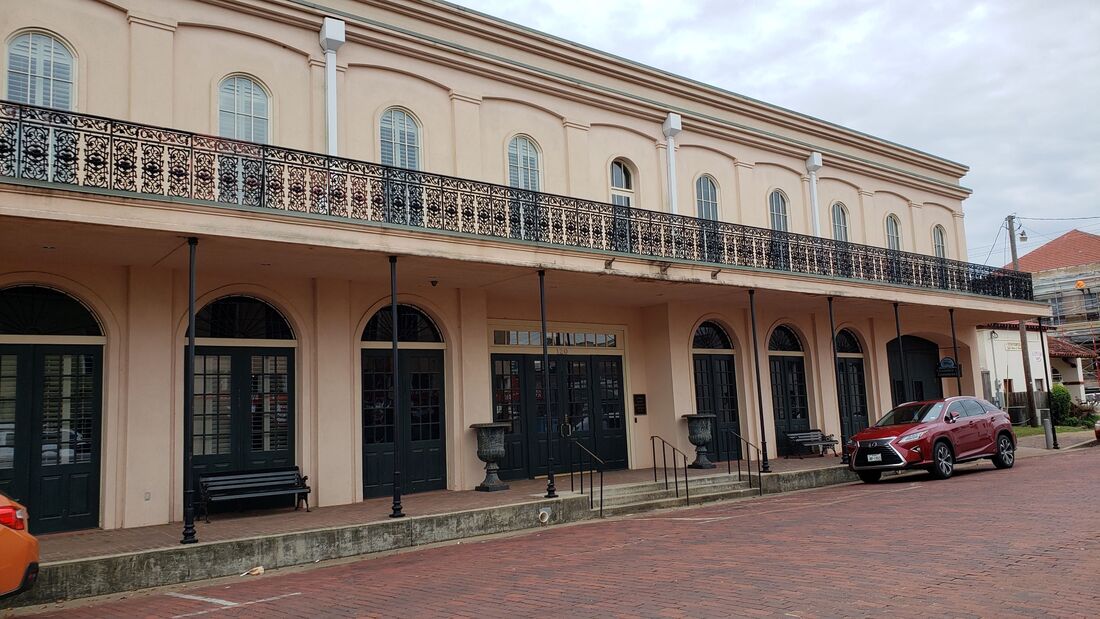 Historic Marion County Chamber of Commerce building in Jefferson, Texas