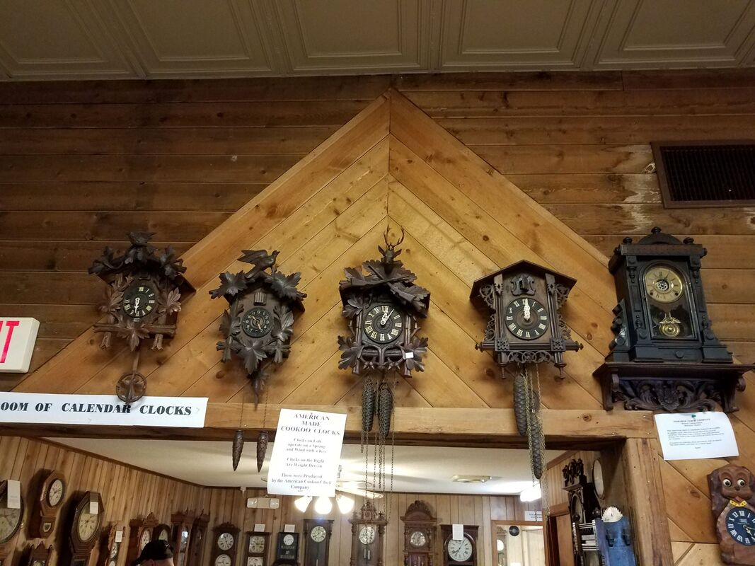 Cuckoo Clocks at the Museum of Measurement and Time in Jefferson, Texas