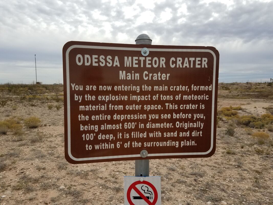 Odessa Meteor Crater in Odessa, Texas