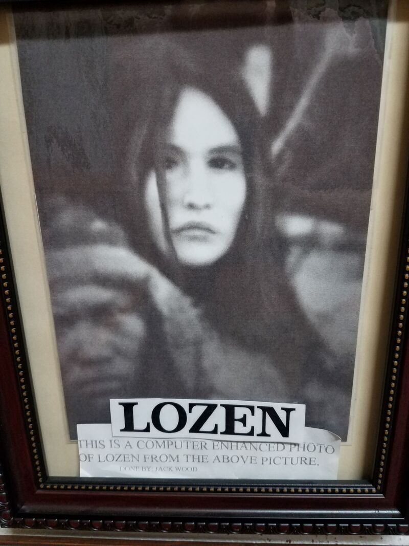 Lozen, woman warrior, at Geronimo Springs Museum in Truth or Consequences, New Mexico