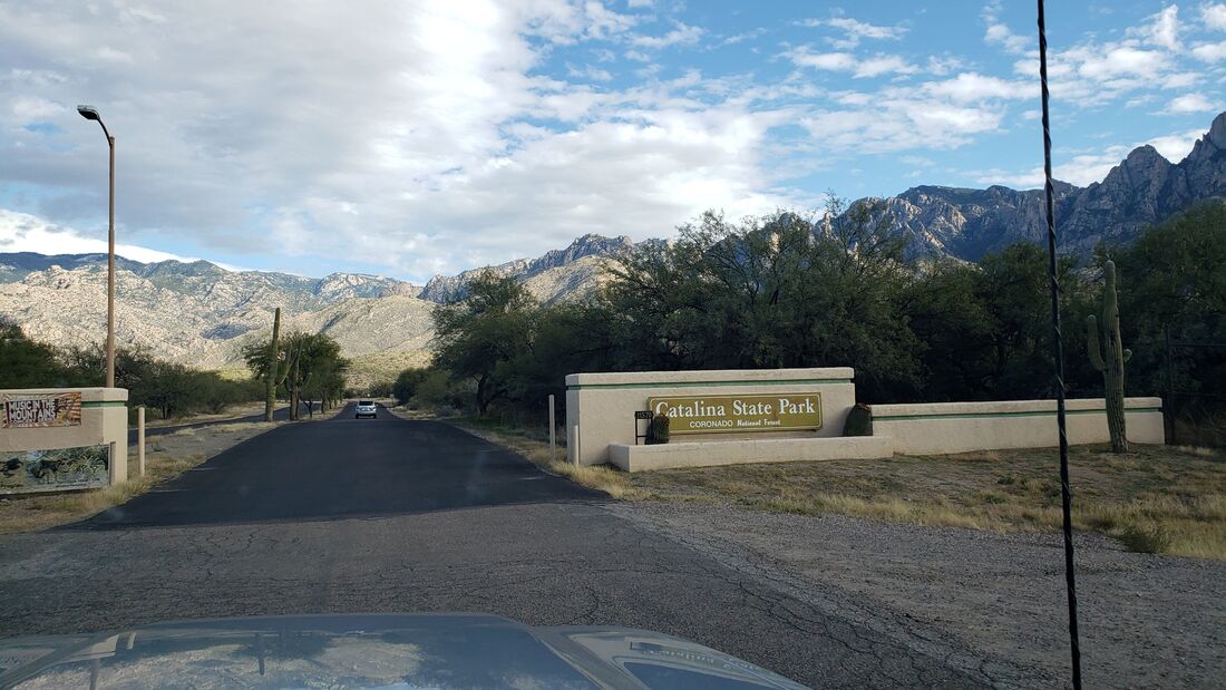 Entrance to Catalina State Park in Tucson, Arizona