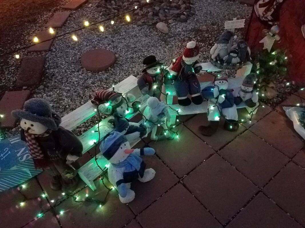 Schroeder family Christmas display in Quartzsite, Arizona