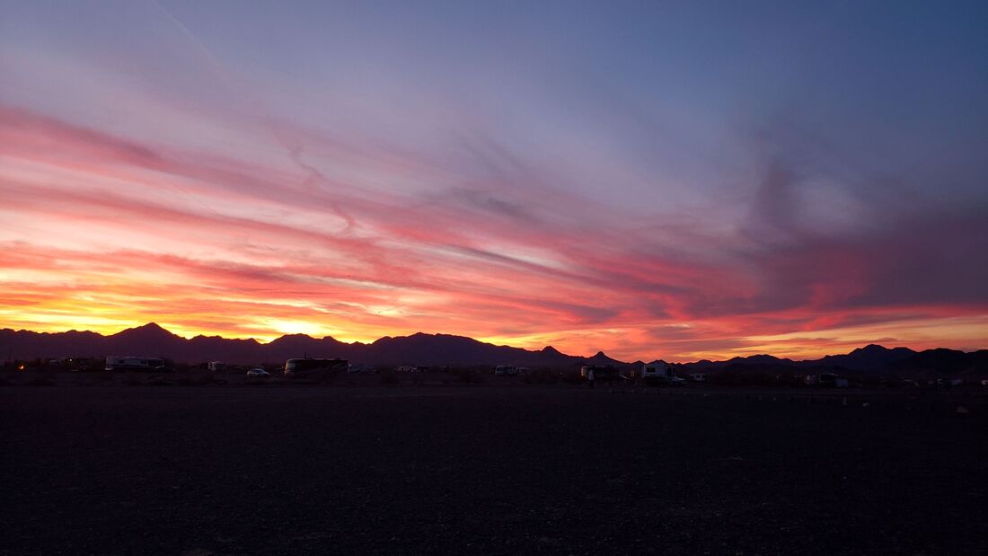 Another Awesome Desert Sunset in Quartzsite, Arizona