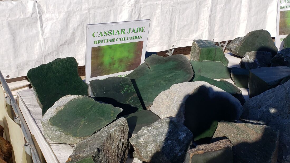 Cassiar Jade at Quartzsite Gem & Mineral Pow Wow