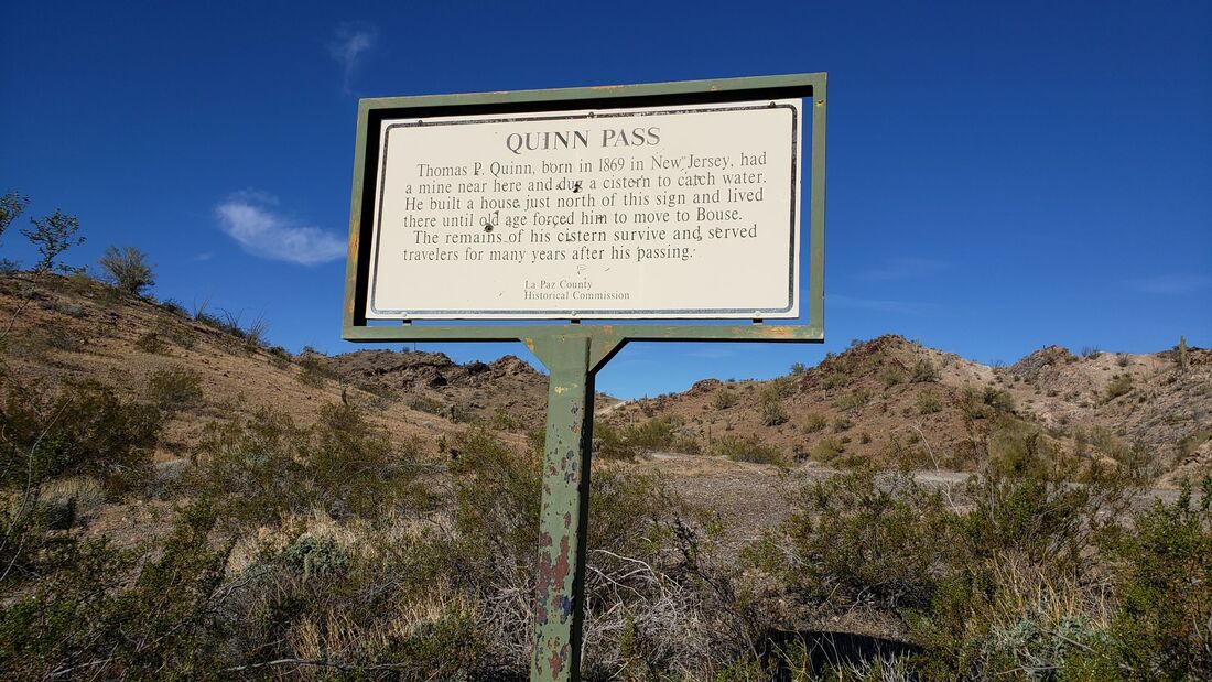 Quinn Pass on Plomosa Road near Quartzsite, Arizona